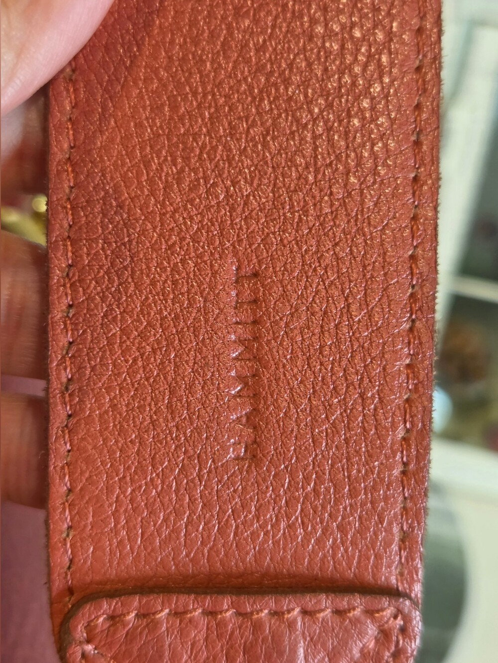 Hammitt Kayce Saddle Med Crossbody - RARE Rouge Pink & Brushed Gold-2023 - Picture 11 of 16